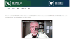 Desktop Screenshot of compadre-db.org